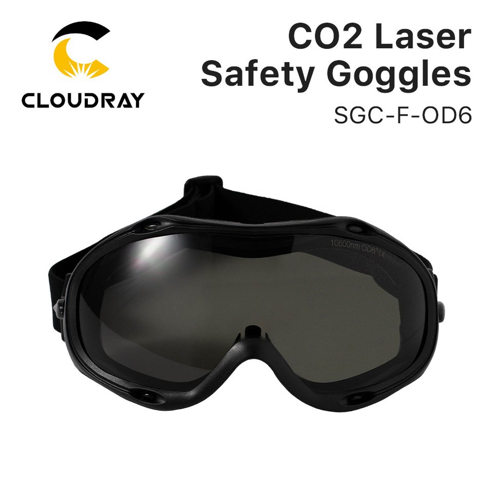 

Cloudray OD6 + 10,6 мкм Co2 лазерные защитные очки стиль F 10600 нм защитные очки защитные очки для машины Co2