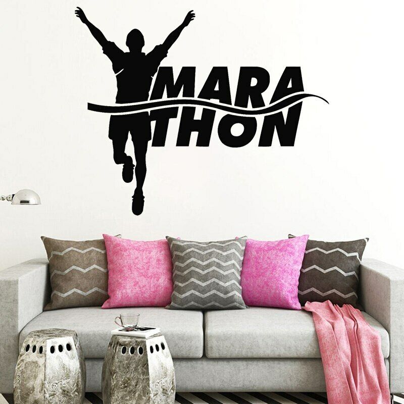 

Виниловая наклейка Marathon Runner Victory O159