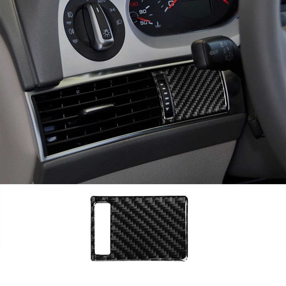 

Для Audi A6 C6 4F 2005-2011 Автомобильный интерьер из углеродного волокна левая сторона выпускного воздуха панель отделка наклейка рамка Крышка Декор Автомобильные аксессуары