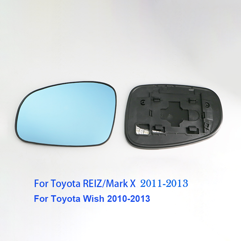 

Боковое зеркало заднего вида TVYVIKJ, стеклянный объектив для Toyota REIZ Wish 2010-2013, широкоугольный обзор, антибликовое покрытие Mark X