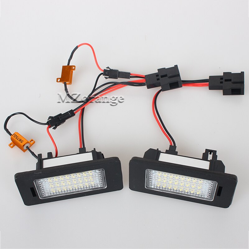 

Светодиодный номер номерного знака светильник 24-SMD для SKODA Octavia 3 для Rapid For Yeti для Fabia для Superb B6 задний фонарь Авто