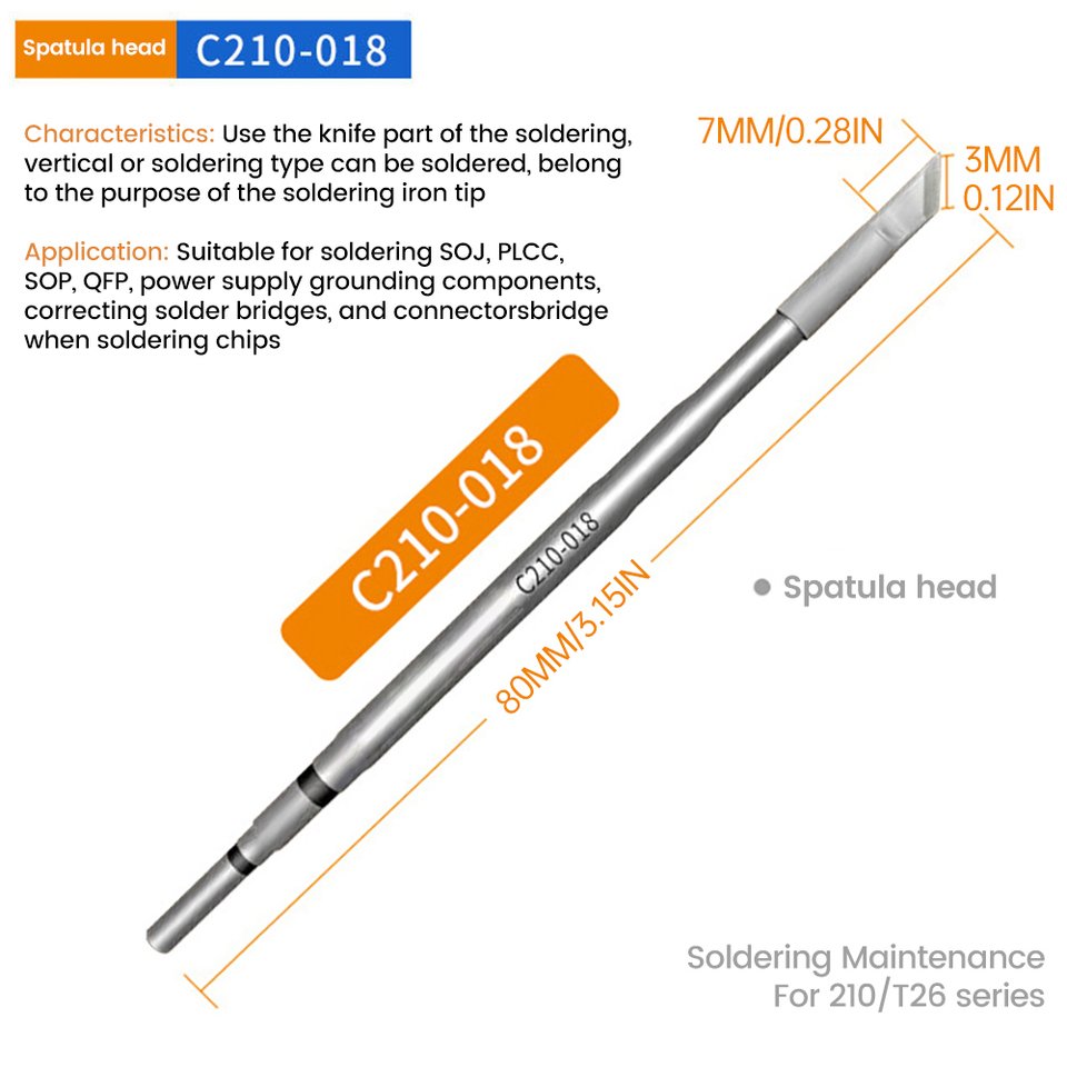 

Наконечники для паяльника JBC C210