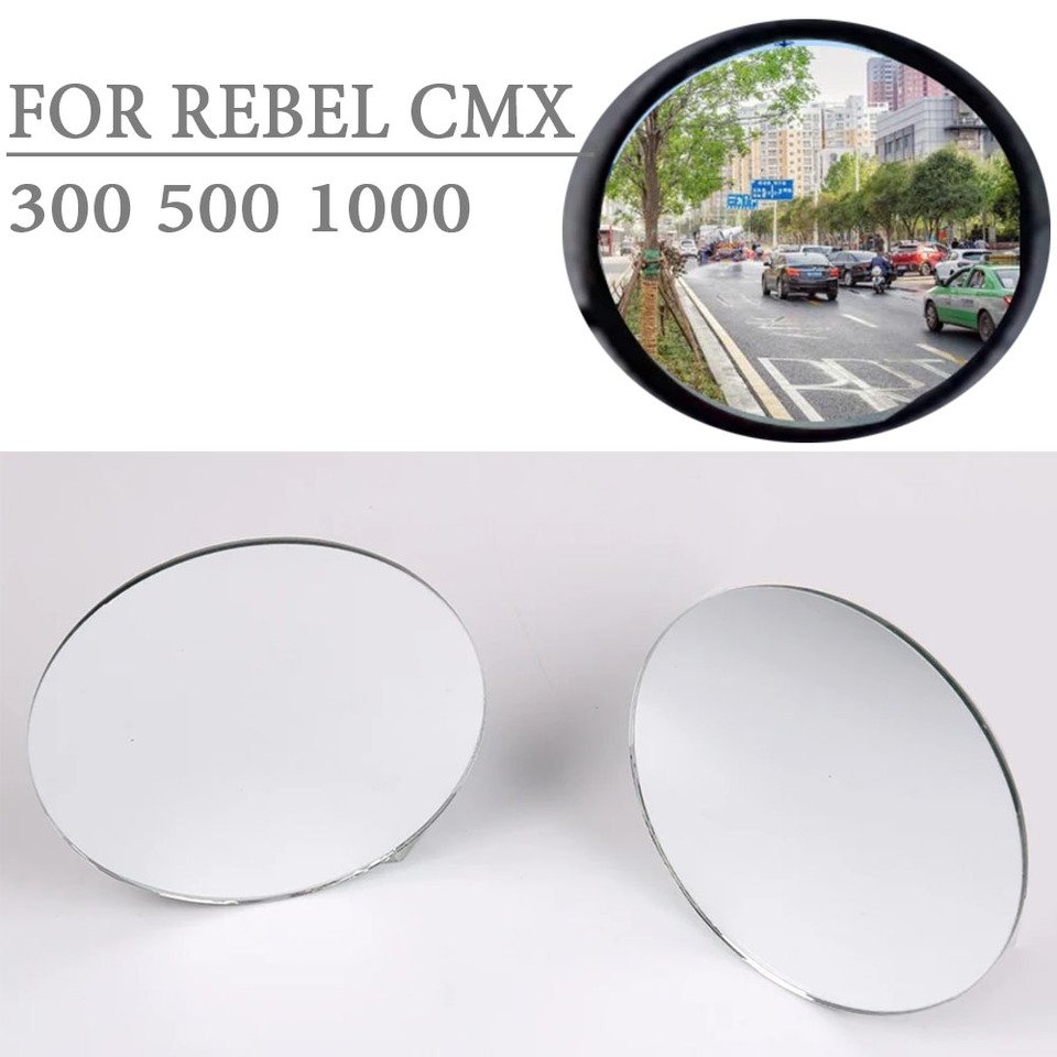 

Для HONDA Rebel 1100 500 300 CMX 1100 500 300 CMX 1100 CMX 500 выпуклое зеркало увеличение зеркала заднего вида объектив для видения