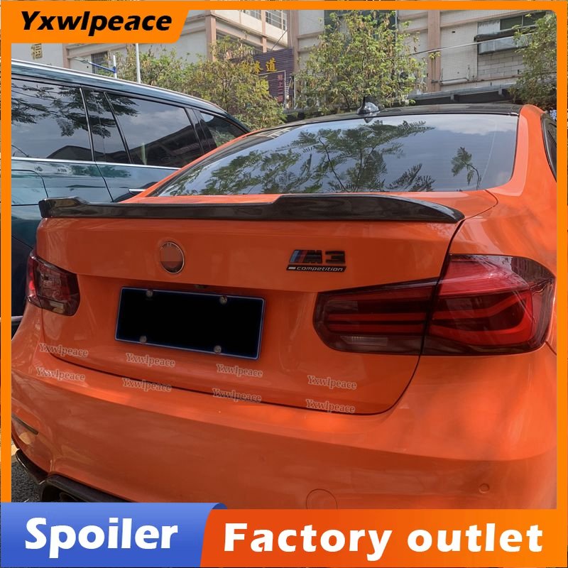 

Задний спойлер из настоящего углеродного волокна для багажника BMW F30 3 серии седан и M3 F80 2013-2018 CS аксессуары для багажника и крыла автомобиля