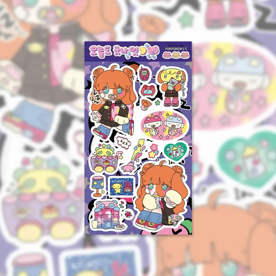 

Корейские милые наклейки для телефона