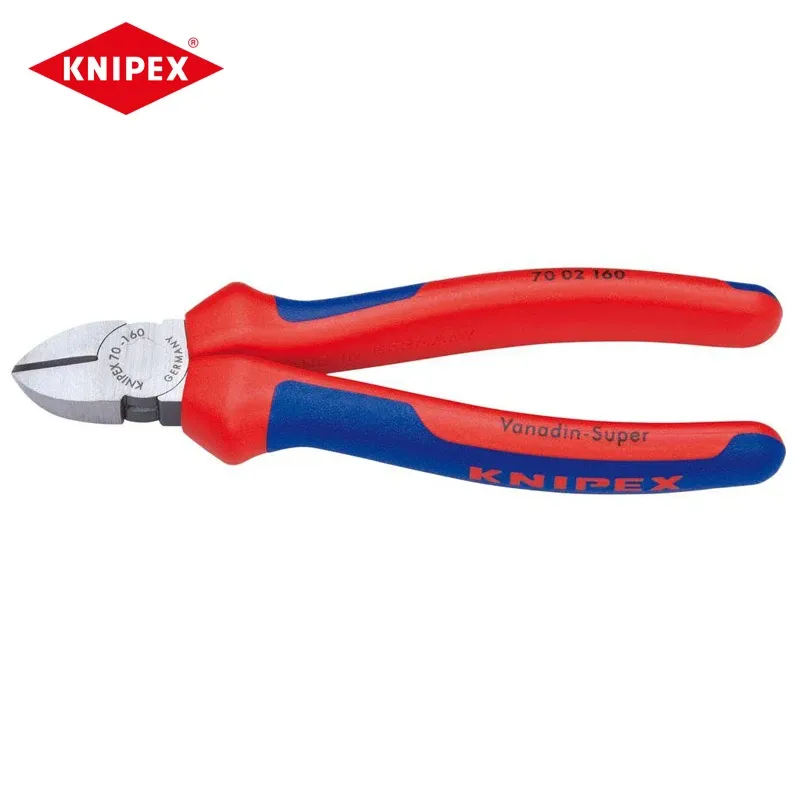 

Диагональный резак KNIPEX, многокомпонентный, высококачественный, ванадиевая электрическая сталь, точное качество изготовления, плоскогубцы 7002160