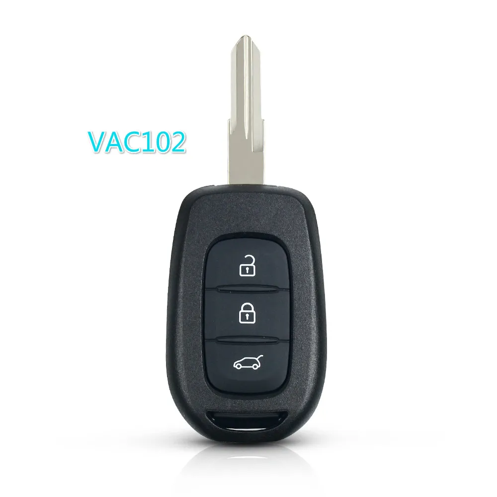 

KEYYOU для Renault Duster Sandero Dacia Logan Clio Captur Laguna Scenic 2016 2015, корпус дистанционного ключа, 3 кнопки, сменный автомобильный ключ