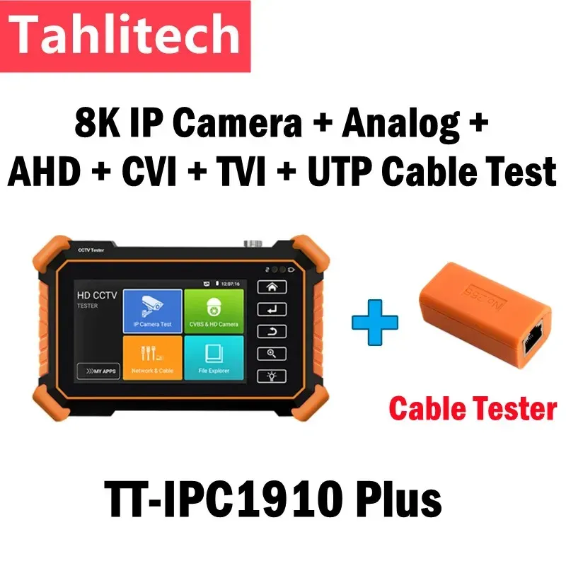 

TahLiTech 8K Тестер видеонаблюдения