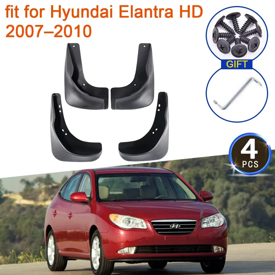 

4 шт., брызговики для Hyundai Elantra 2007 2008 2009 2010 HD