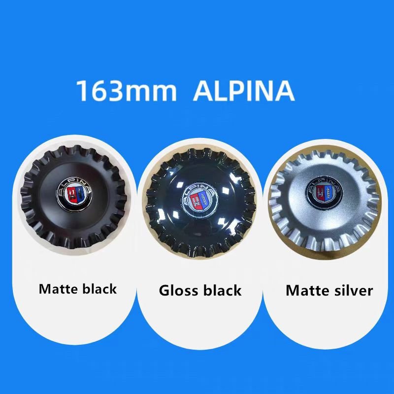 

1 шт./4 шт. 163 мм для ALPINA, колпаки для центральной ступицы колеса, крышка обода, колпачок с логотипом, эмблема, наклейка, Стайлинг автомобиля, автоаксессуары