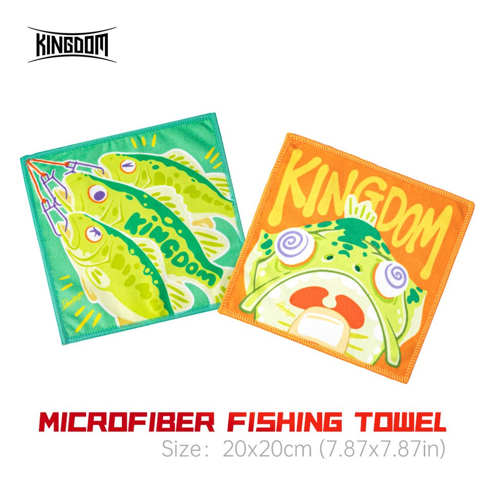 

Портативное микрофибровое полотенце Kingdom Fishing 20х20 см