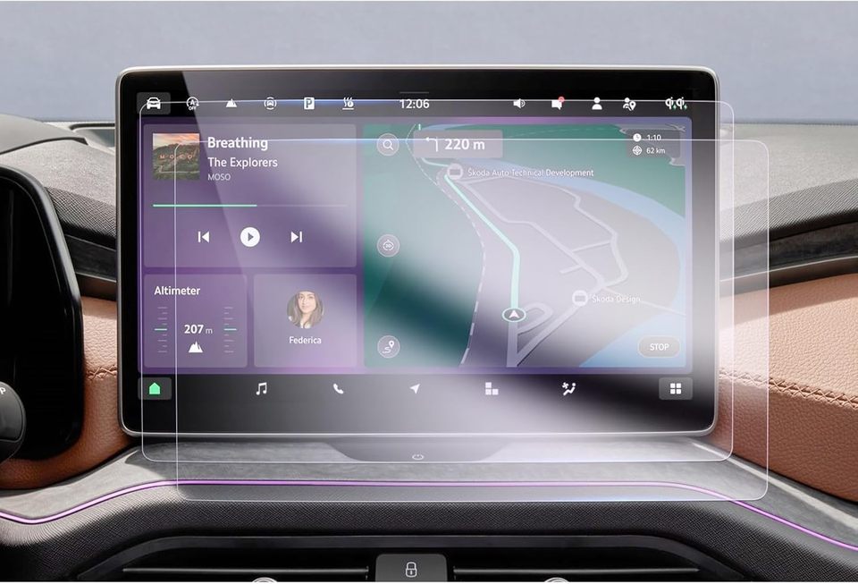 

2 шт., защитная пленка для Skoda SUPERB 2024 2025 13 дюймов