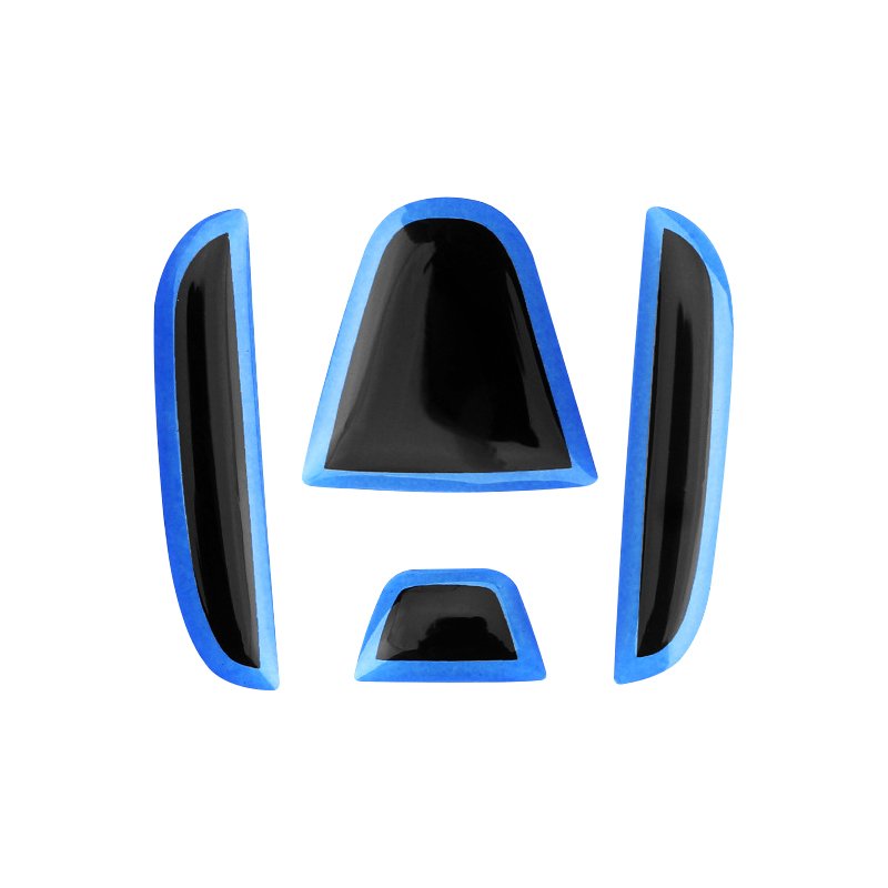 

Автомобильная наклейка на руль для передней и задней панели Honda Accord Civic Spirior City, подходит для эмблемы CRV, логотип, защитные наклейки, украшение