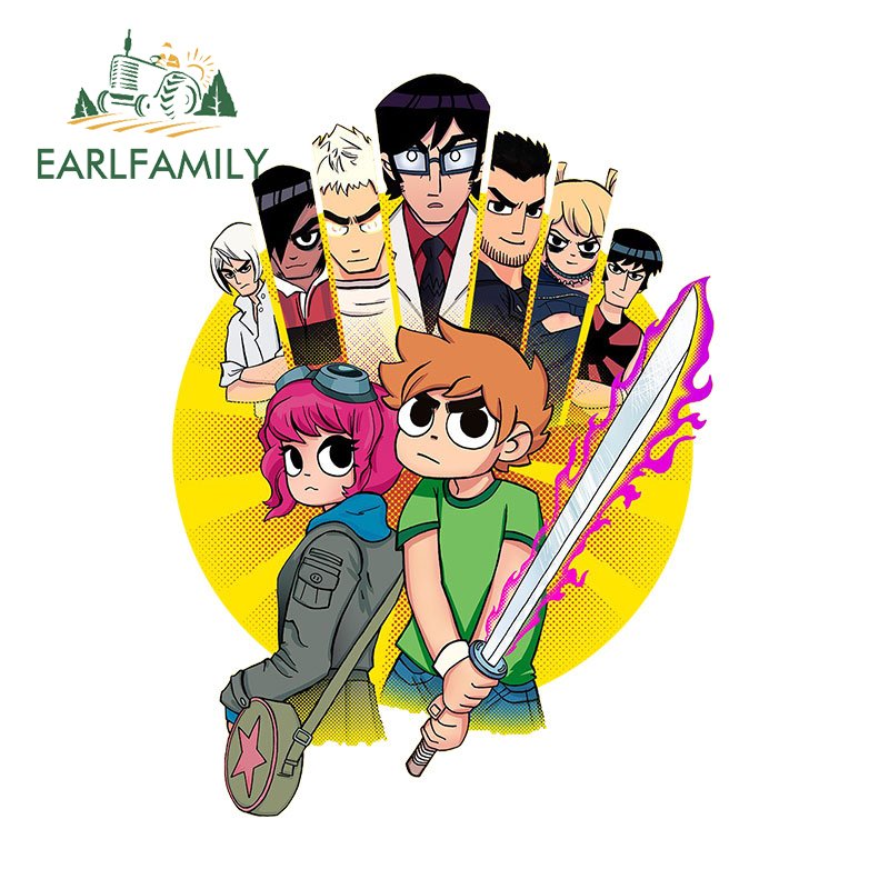 

Автомобильная наклейка EARLFAMILY для Скотта, пилигрима, борьбы, 13 см х 9,5 см