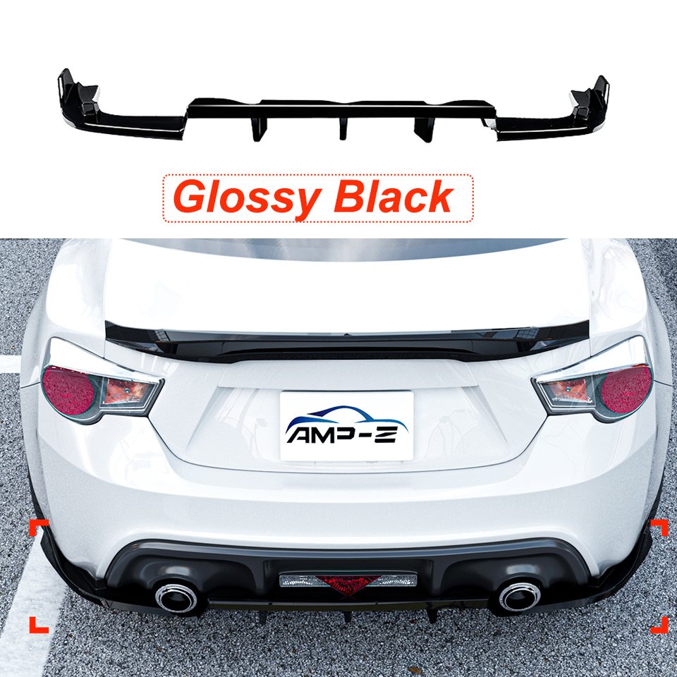 

Для Subaru BRZ Toyota GT86 Scion FR-S 2013-2020 задний спойлер для губ угловой комплект кузова модификация защитный глянцевый черный