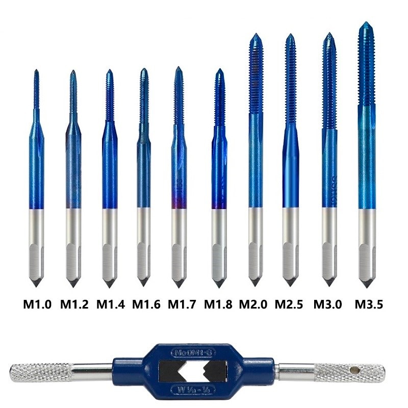 

Набор метчиков xcan M1-M3.5 с ключом M1-M8