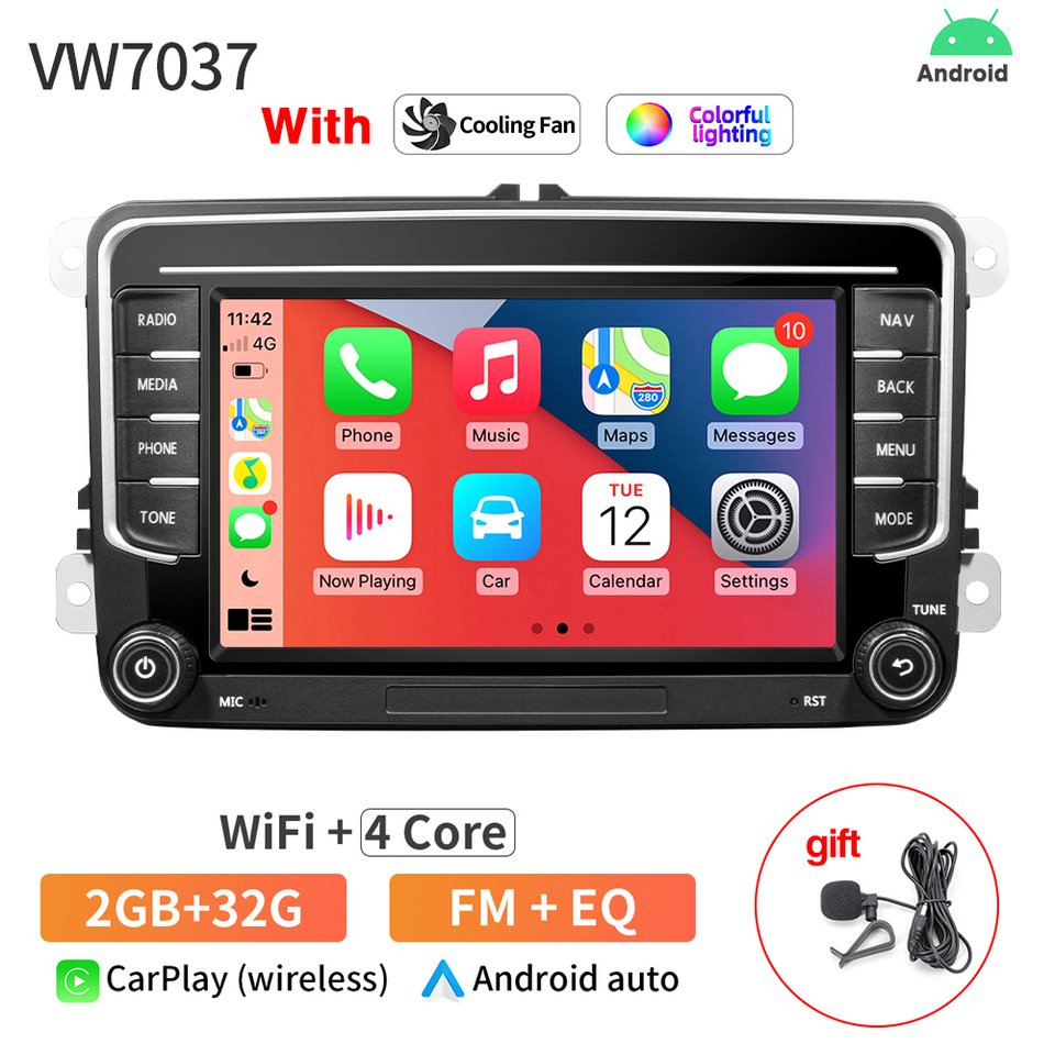 

Авто радиоприемник Android 13.0 для Volkswagen VW Passat B6 B7 CC Tiguan Touran GOLF POLO Carplay 4G Автомобильный мультимедийный GPS 2din Авторао