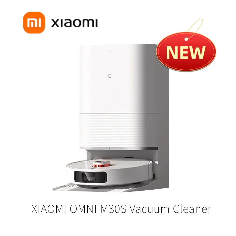 

Робот-пылесос Xiaomi Mijia M30S Omni Infinite D103CN, 1000 Вт, беспроводной, влажная уборка, пылесборник
