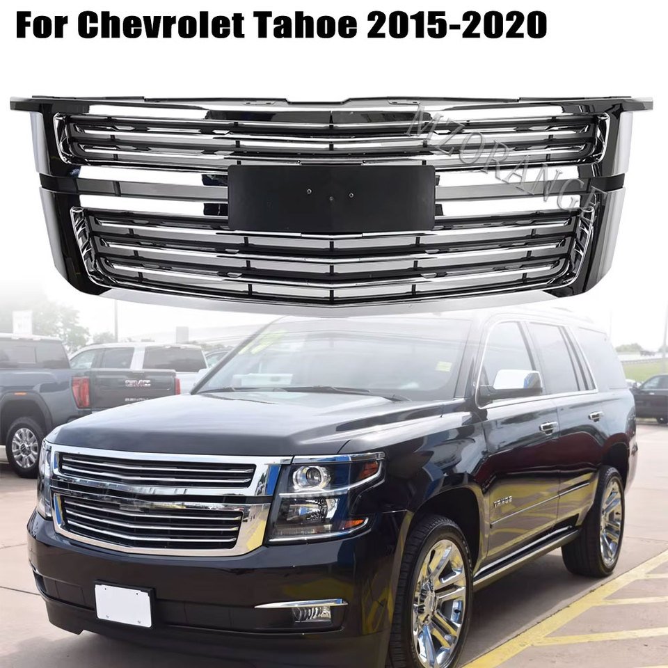 

Решетка для переднего бампера для Chevrolet Tahoe /Suburban LTZ Style 2015 2016 2017 2018-2020, решетки, автомобильные решетки, радиатор, гоночный хром