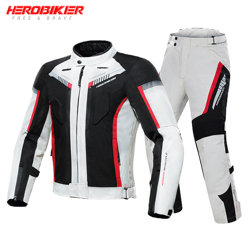 

HEROBIKER мотоциклетная куртка водонепроницаемая мотокуртка ветрозащитная мотокросс езда гоночный мотоцикл зимняя одежда защитное снаряжение