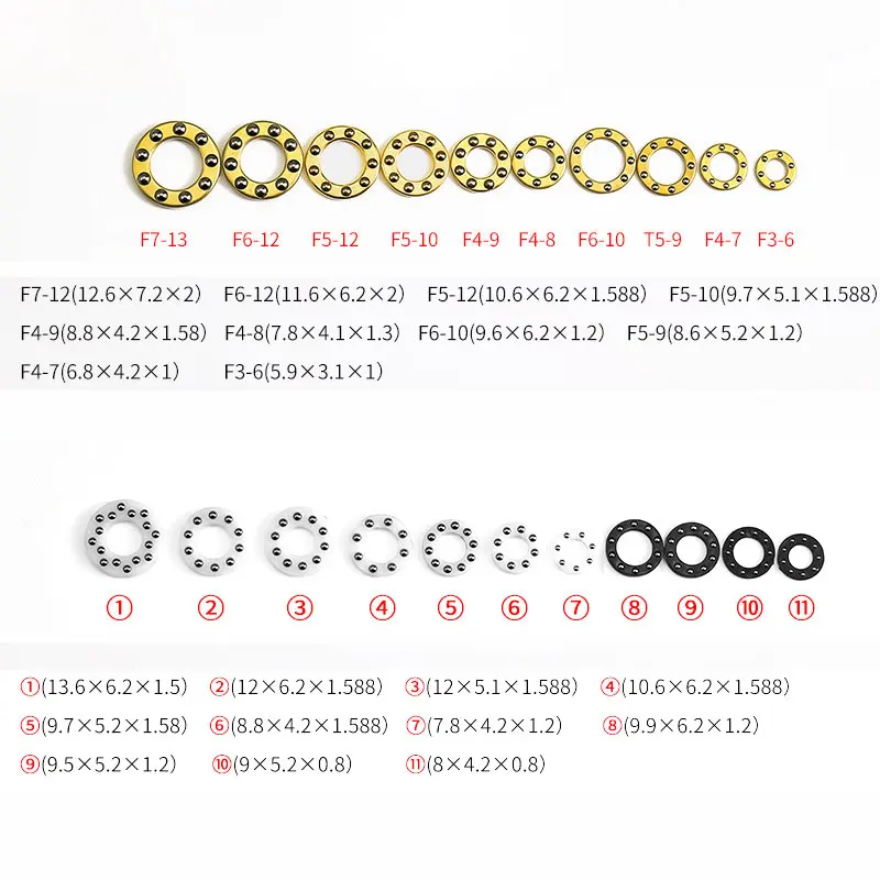 

Стальные шариковые подшипники AC-001 100 шт.