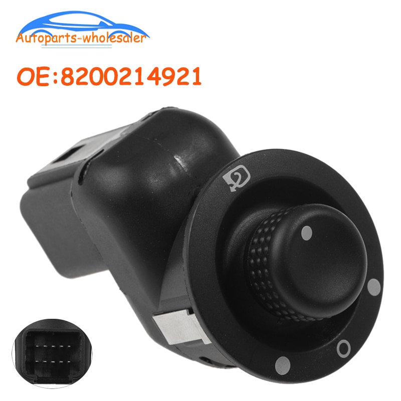 

Новый 8200214921 8200676529 для Renault Captur Clio MK4 Электрический переключатель управления зеркалом крыла автомобильные аксессуары