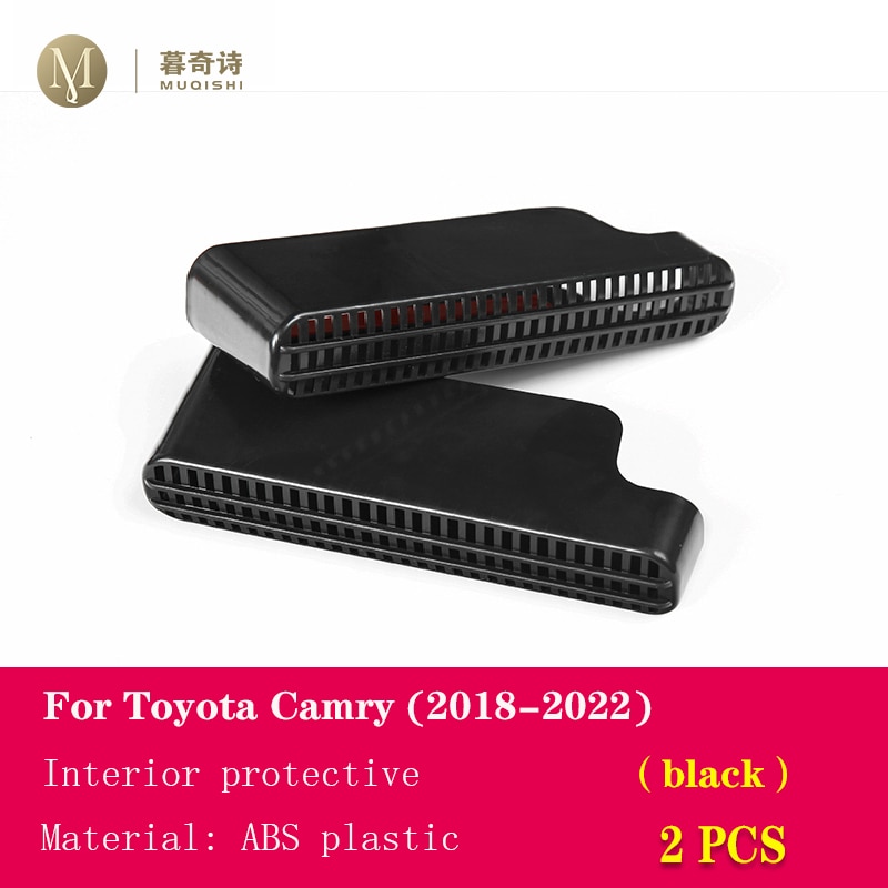 

Для Toyota Camry 2018-2023 защитный чехол для вентиляционного отверстия в салоне автомобиля, чехол для вентиляционного отверстия, чехол для заднего сиденья, аксессуары для защиты от пыли, установка