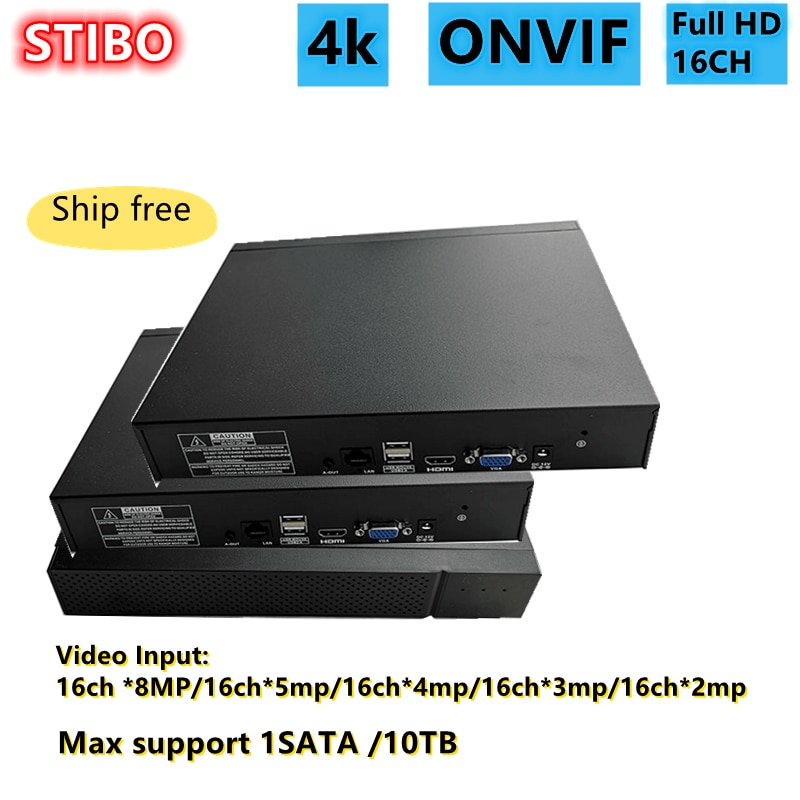 

SITOB VISION Сетевой видеорегистратор 16 каналов 4K 8Мп