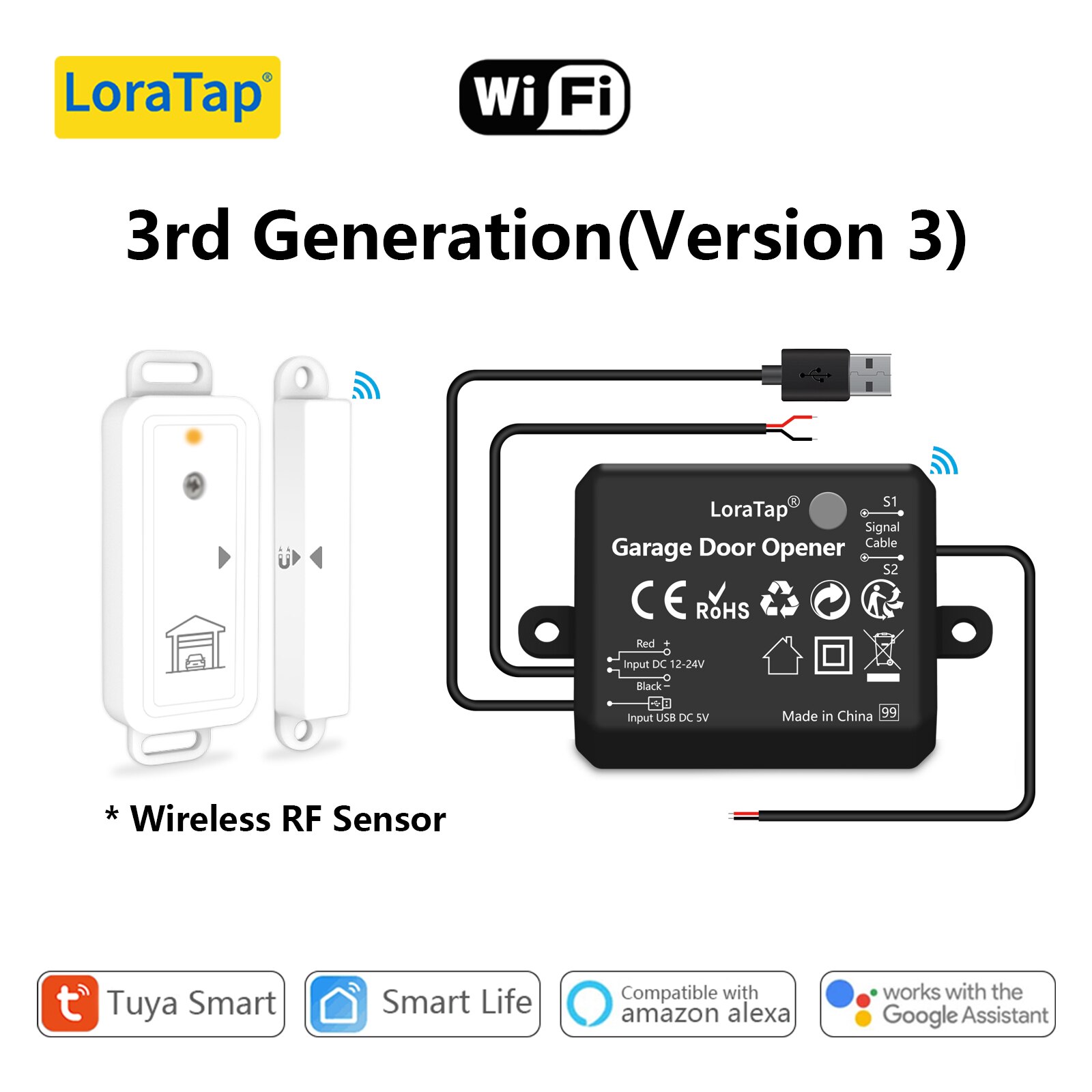 

LoraTap WiFi контроллер для гаражной двери