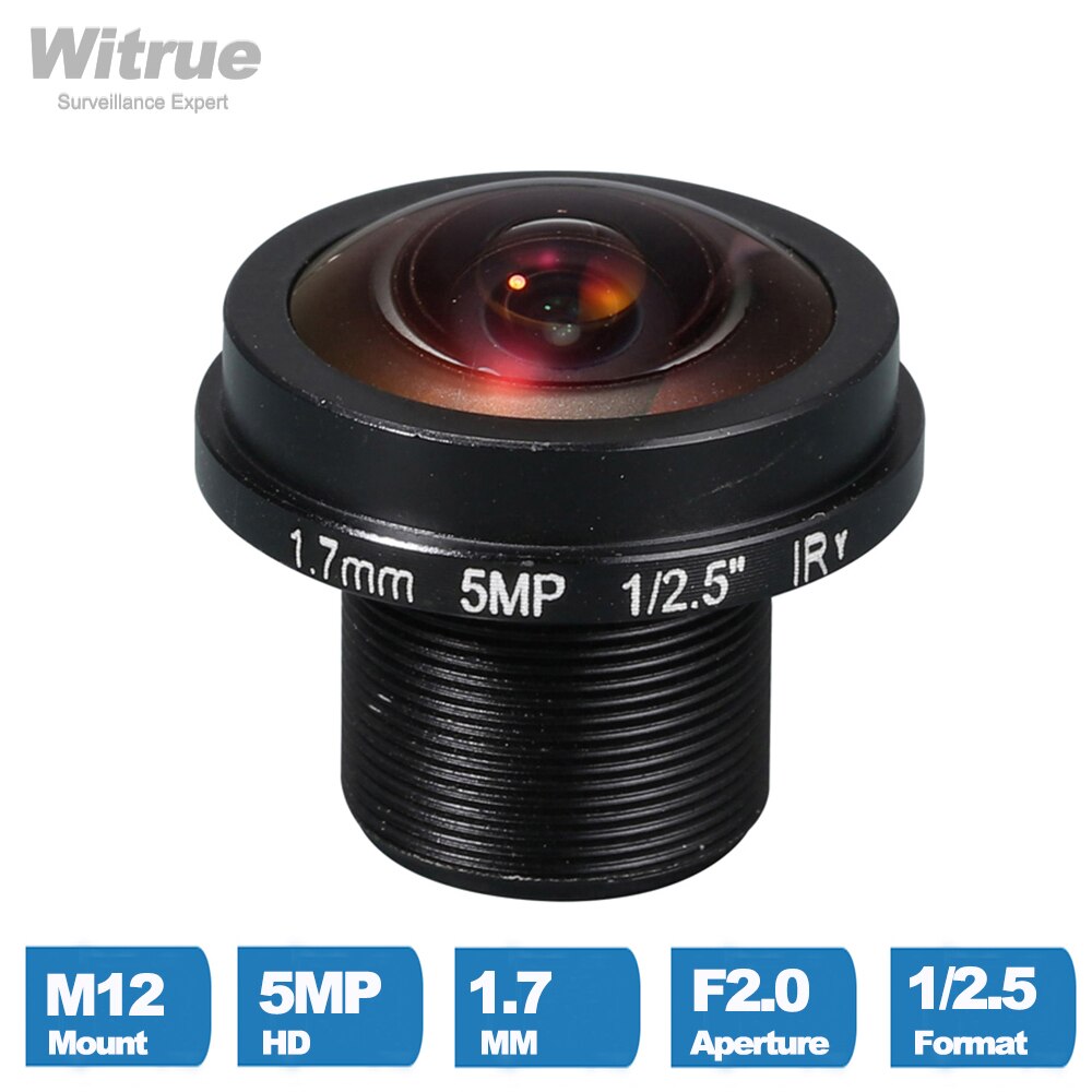 

Witrue HD объектив для видеонаблюдения рыбий глаз 5МП