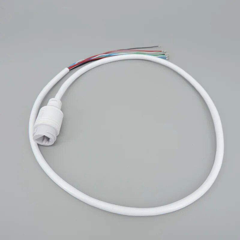 

Сетевой кабель RJ45 POE 15В 9-контактный белый/черный