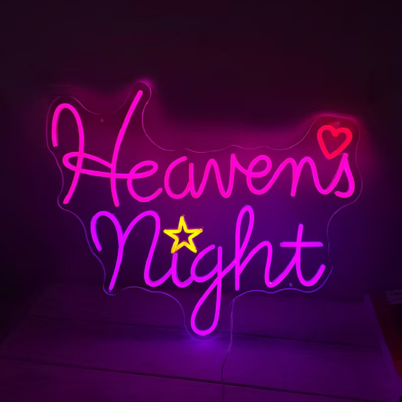 

Неоновые вывески Heavens, акриловые, 40х30 см