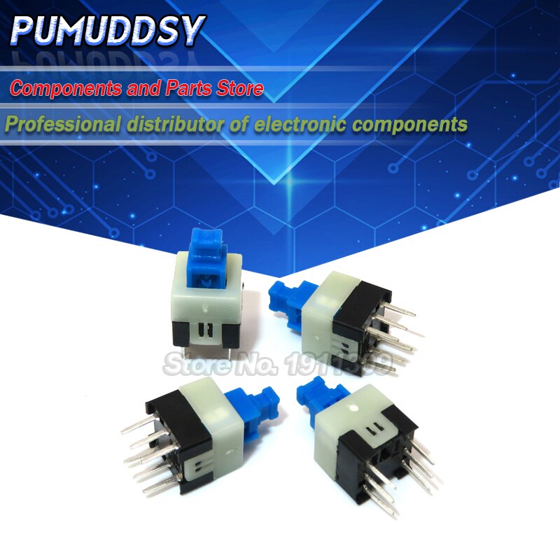 

20 шт. Тактильные переключатели PUMUDDSY 8*8mm-6pin