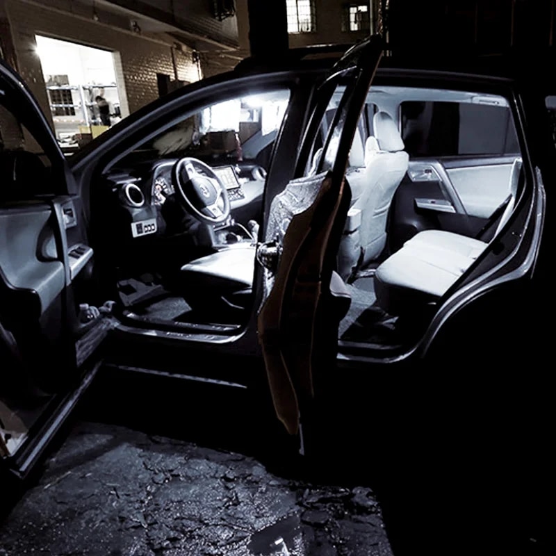 

Для Toyota Fortuner MK1 MK2 2005-2012 2013 2014 2015 2016 2017 2018 2019 2020 2021 Canbus без ошибок автомобильный светодиодный комплект внутреннего освещения