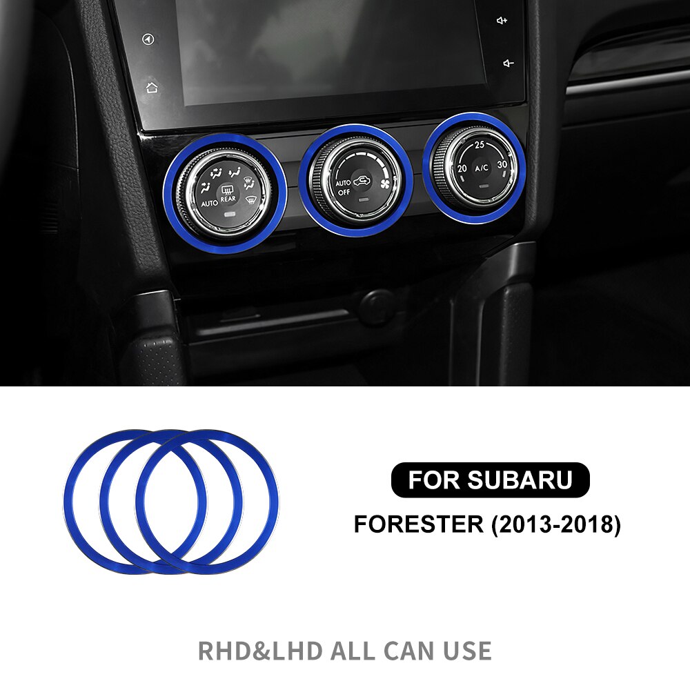 

Ручка переменного тока для Subaru Forester 2013 2014 2015 2016 2017 2018, кольца регулировки переключателя, навигационное аудио, аксессуары для интерьера, отделка
