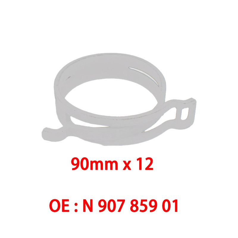 

Зажим пружинной ленты 90 мм x 12 N 90785901 Для Audi VW Skoda N 907 859 01 N90 785 901