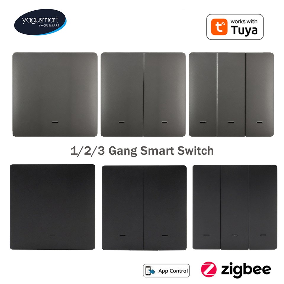 

Yagusmart Беспроводной умный выключатель света Zigbee
