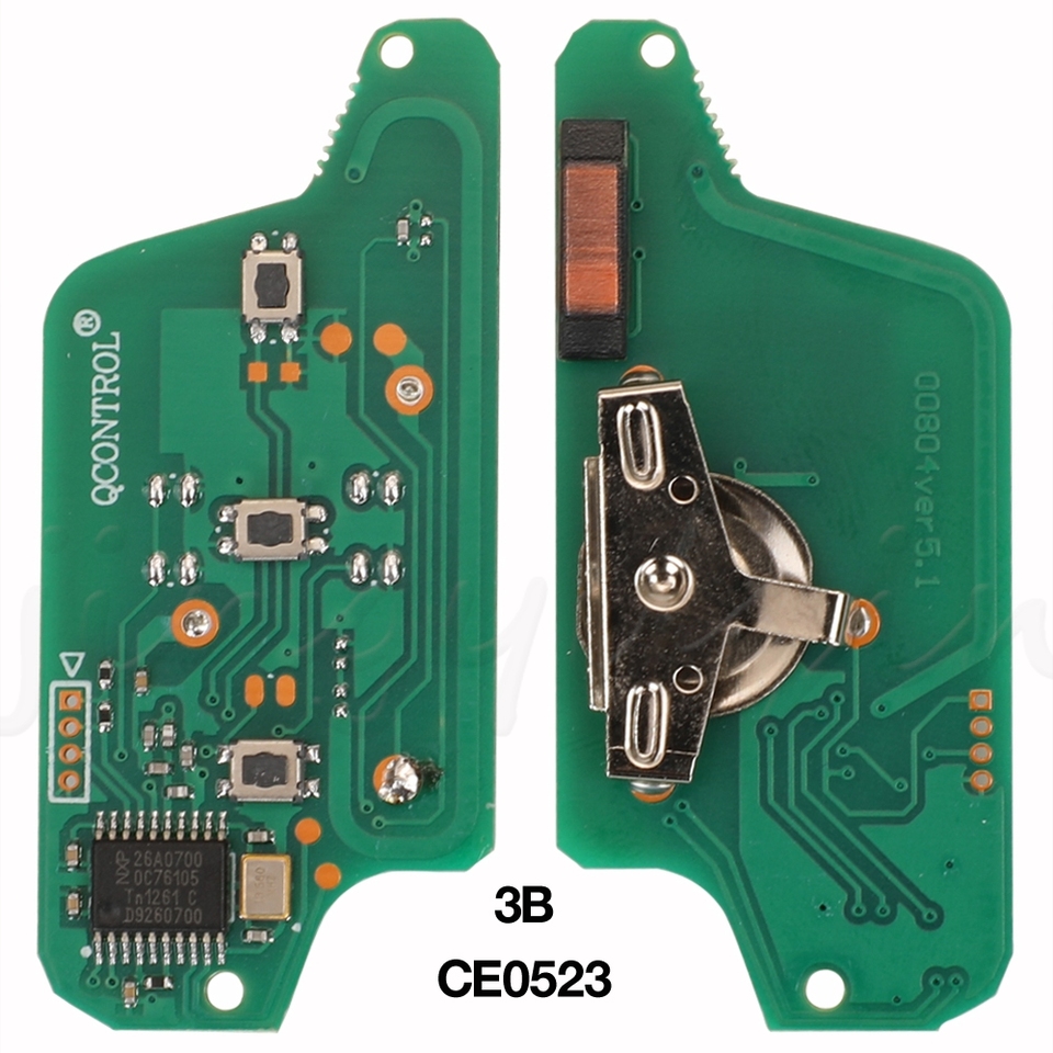 

Jingyuqin 2/3 кнопки ASK/FSK плата дистанционного ключа для Peugeot 207 408 307 308 408 Citroen C2 C3 C4 Picasso ID46 CE0536/0523