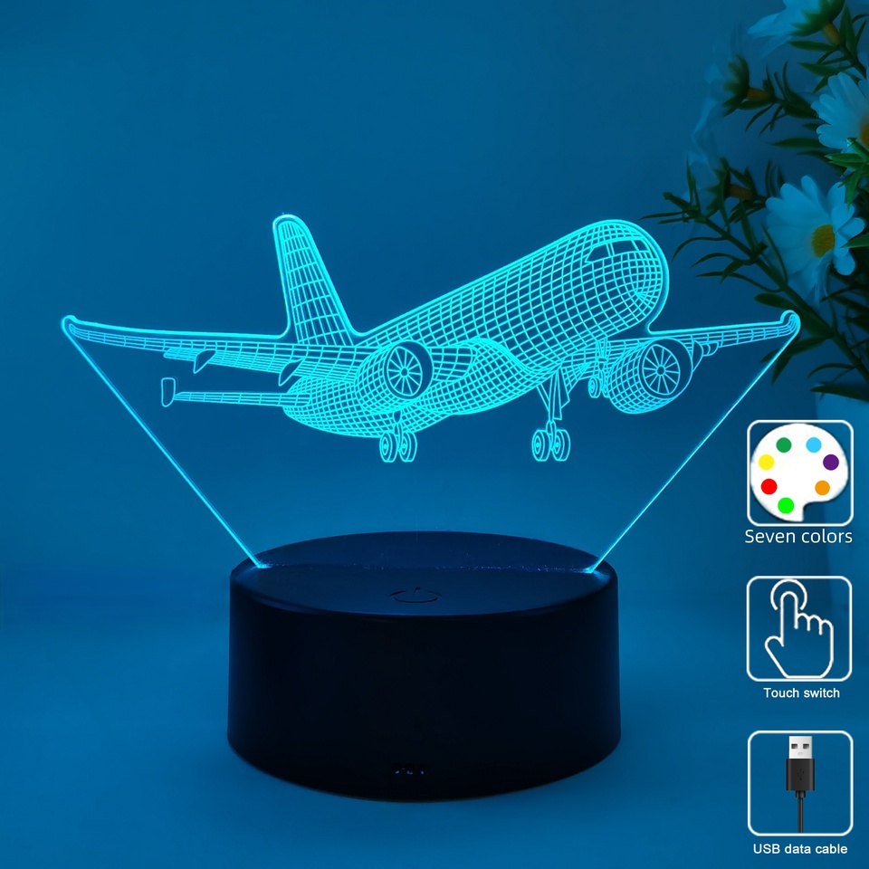 

3D ночник самолет