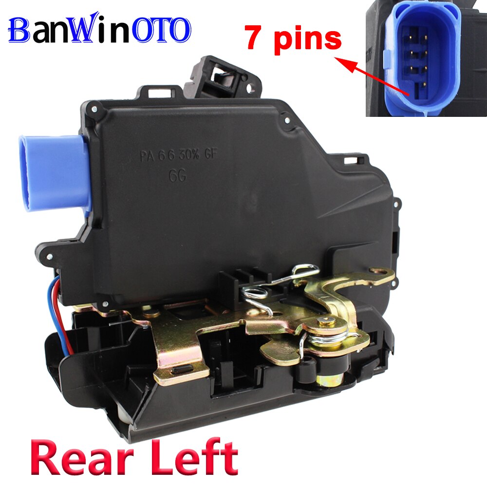 

Привод центрального замка левой задней двери 3D4839015A 7L0839015D для VW Touran Caddy Jetta Golf 5 V Seat Toledo Skoda 7 Pin