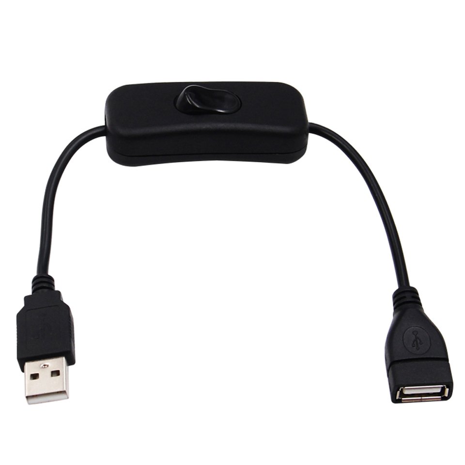 

USB-кабель Длиной 28 См С Выключателем Питания Удлинитель USB С Розеткой «Отец-мать» Встроенный Ползунковый Переключатель Для...