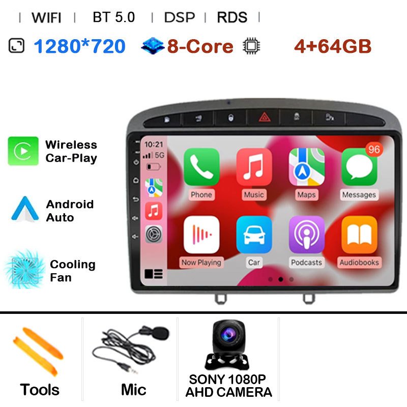 

Автомагнитола на Android 14, мультимедийный проигрыватель с GPS, RDS, DSP для Peugeot 408, для Peugeot 308, 308SW, 2din, android, автомобильный проигрыватель без DVD