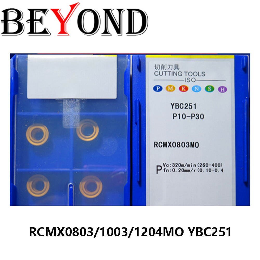 

Оригинальный RCMX0803MO RCMX1003MO RCMX1204MO YBC251 резец с ЧПУ карбидные вставки RCMX токарные инструменты Токарный станок RCMX0803 RCMX1003 MO BEYOND
