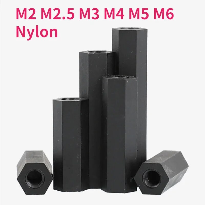 

Черные нейлоновые стойки M2 M2.5 M3 M4 M5 M6