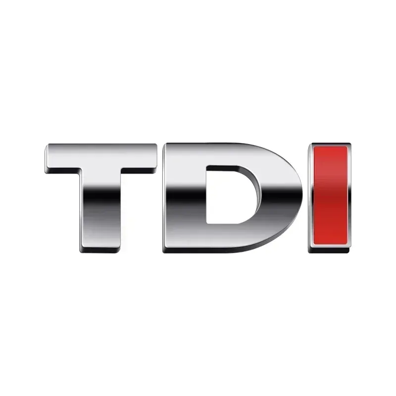 

3D металлический серебристый логотип TDI, задняя эмблема автомобиля, наклейка для Volkswagen POLO passat b5 b6 b7 golf 4 5 6 7 vw Tiguan Jetta Golf MK7 MK5