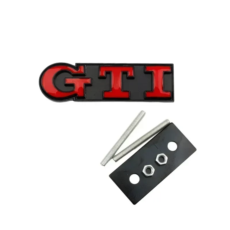 

Металлический логотип GTI, эмблема передней решетки автомобиля, значок для Volkswagen Polo Caddy Golf 4, 5, 6, 8, Jetta Tiguan Touran Passat T-Roc MK3 MK4 MK5