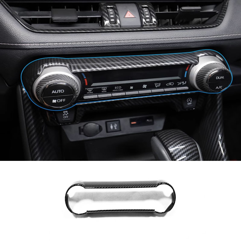 

RHD для Toyota RAV4 2019 2020 2021 2022 2023 RAV 4 XA50 ABS аксессуары для интерьера, крышка рулевого колеса, крышка переключателя окна, накладка