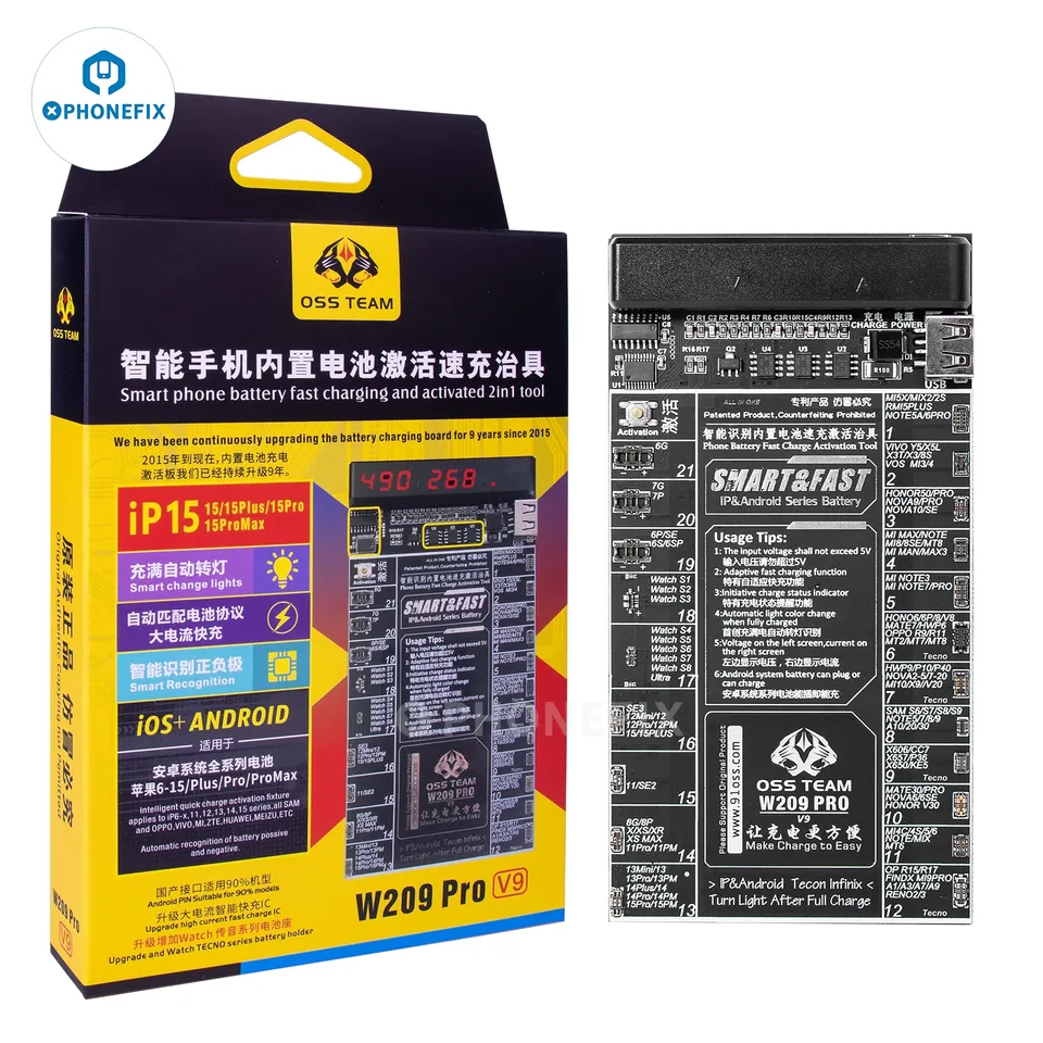 

DIYPHONE W209 Pro V9 плата активации быстрой зарядки