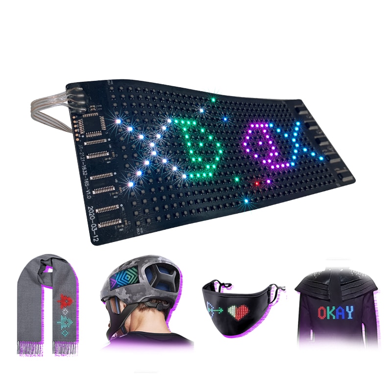 

RGB гибкий светодиодный дисплей SAGE LU MEI 16x32 пикселей
