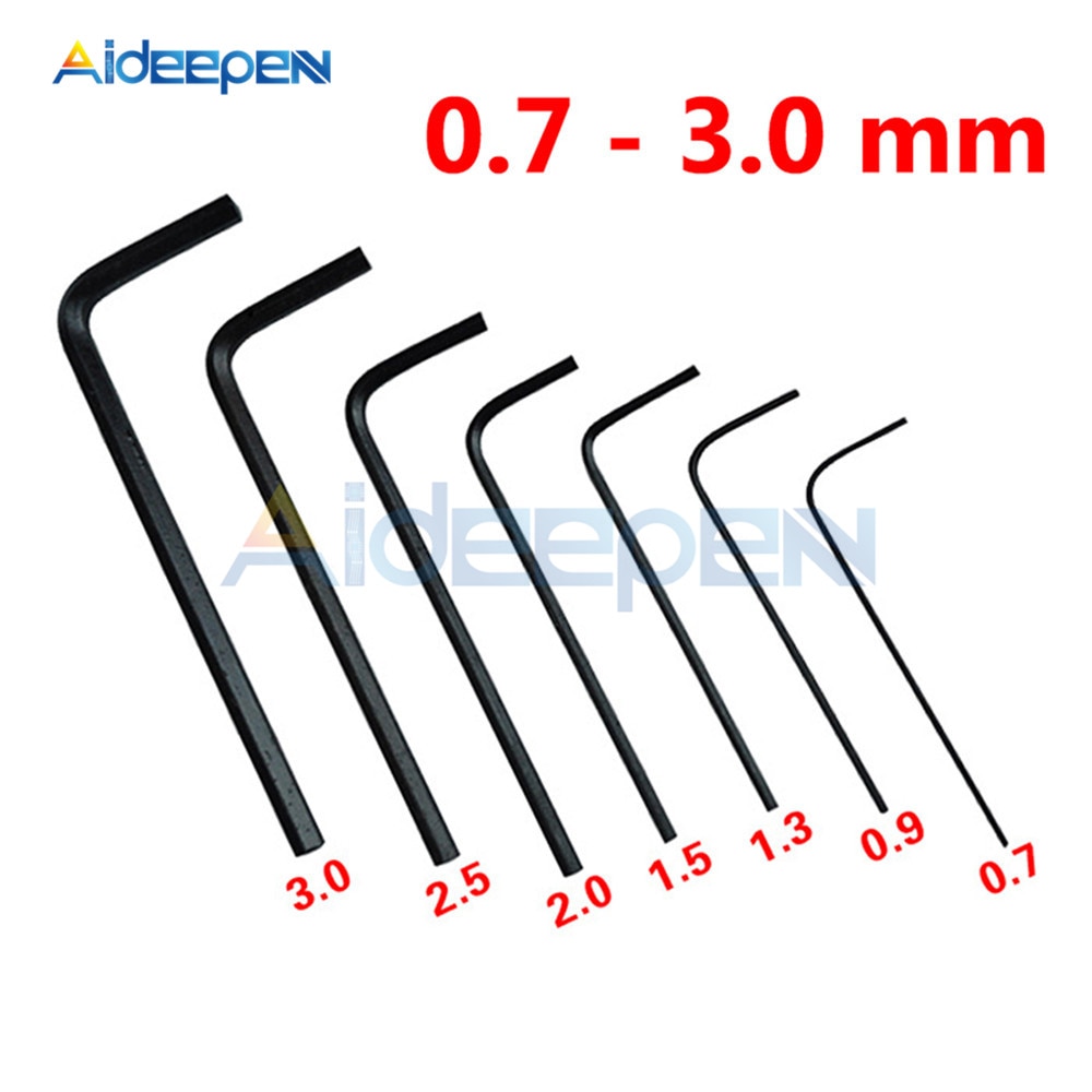 

Набор мини шестигранных ключей 0.7mm-3mm